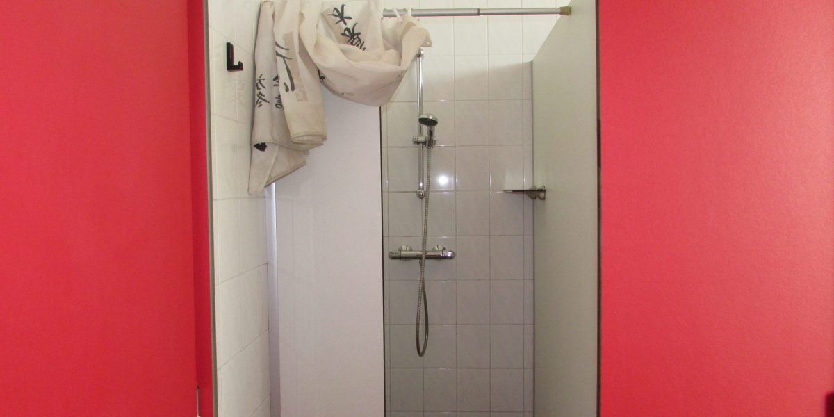 Natte groep douche